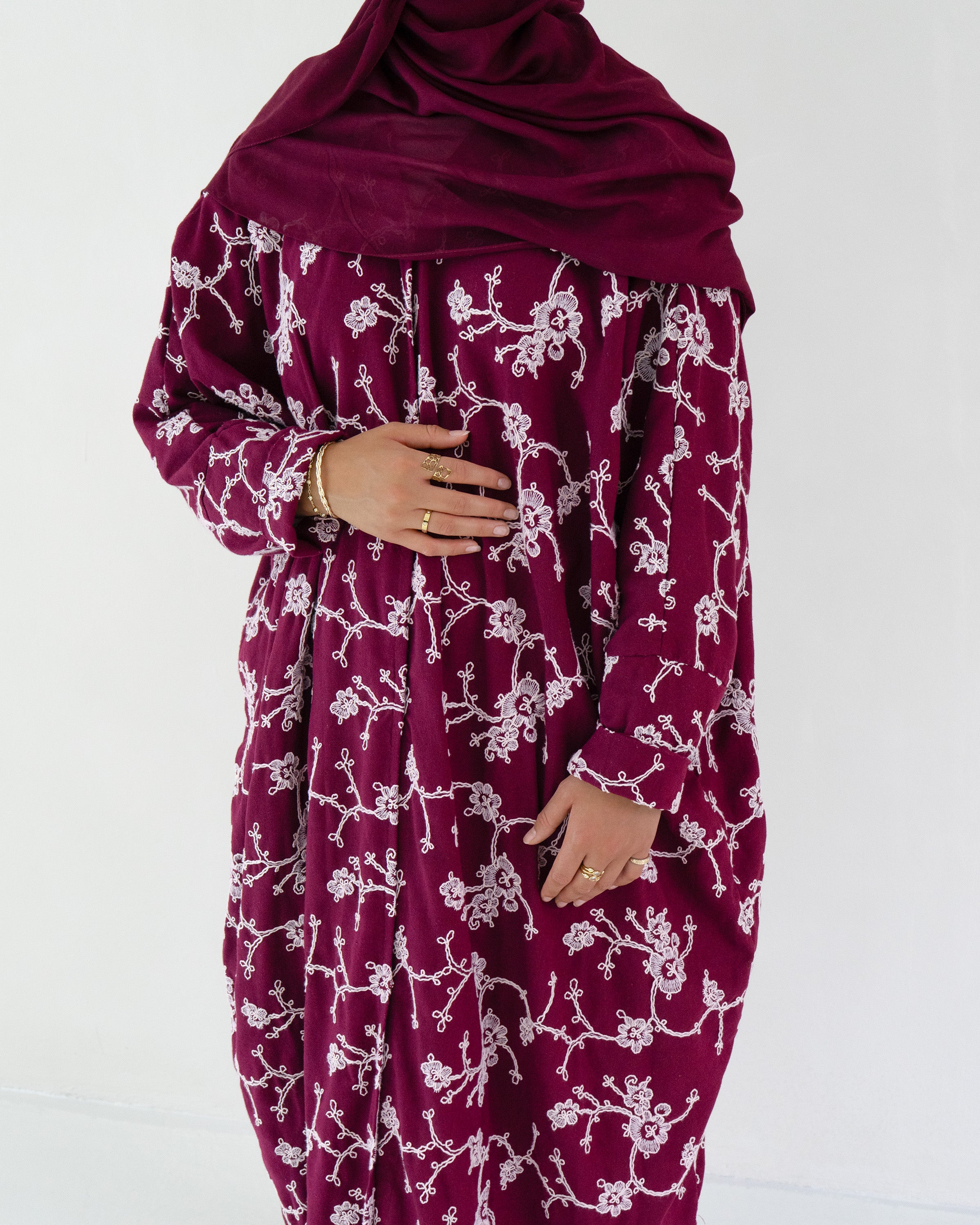 Sondos Embroidery abaya